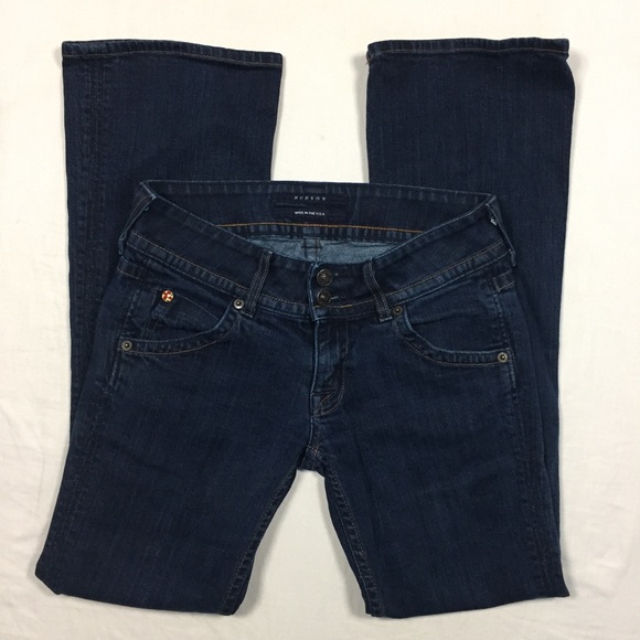Hudson dark rinse boot cut jeans 26 - Picture 3 of 8